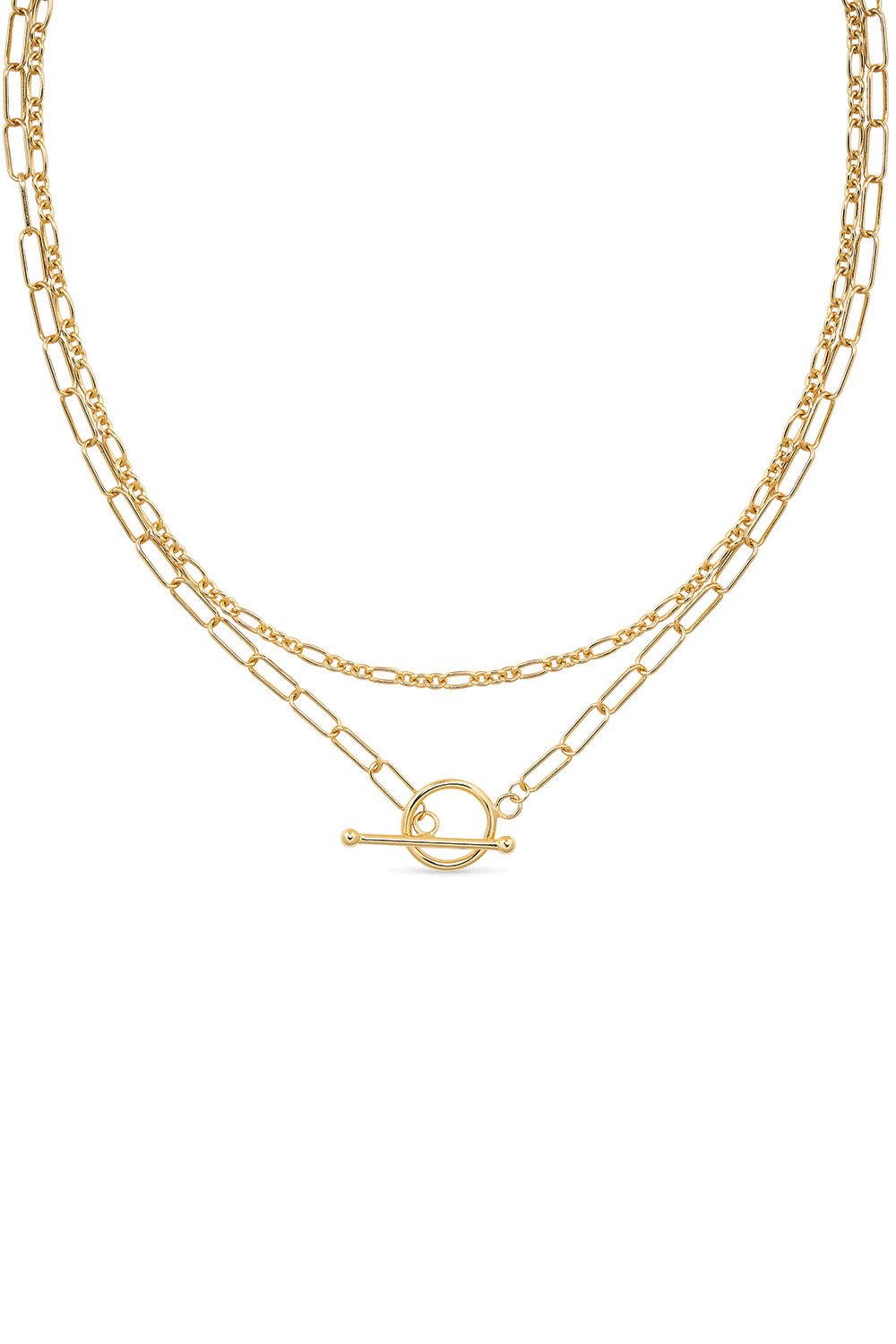 14K Gold Link Chain Minimalist Choker - Necklaces - Elk & Bloom