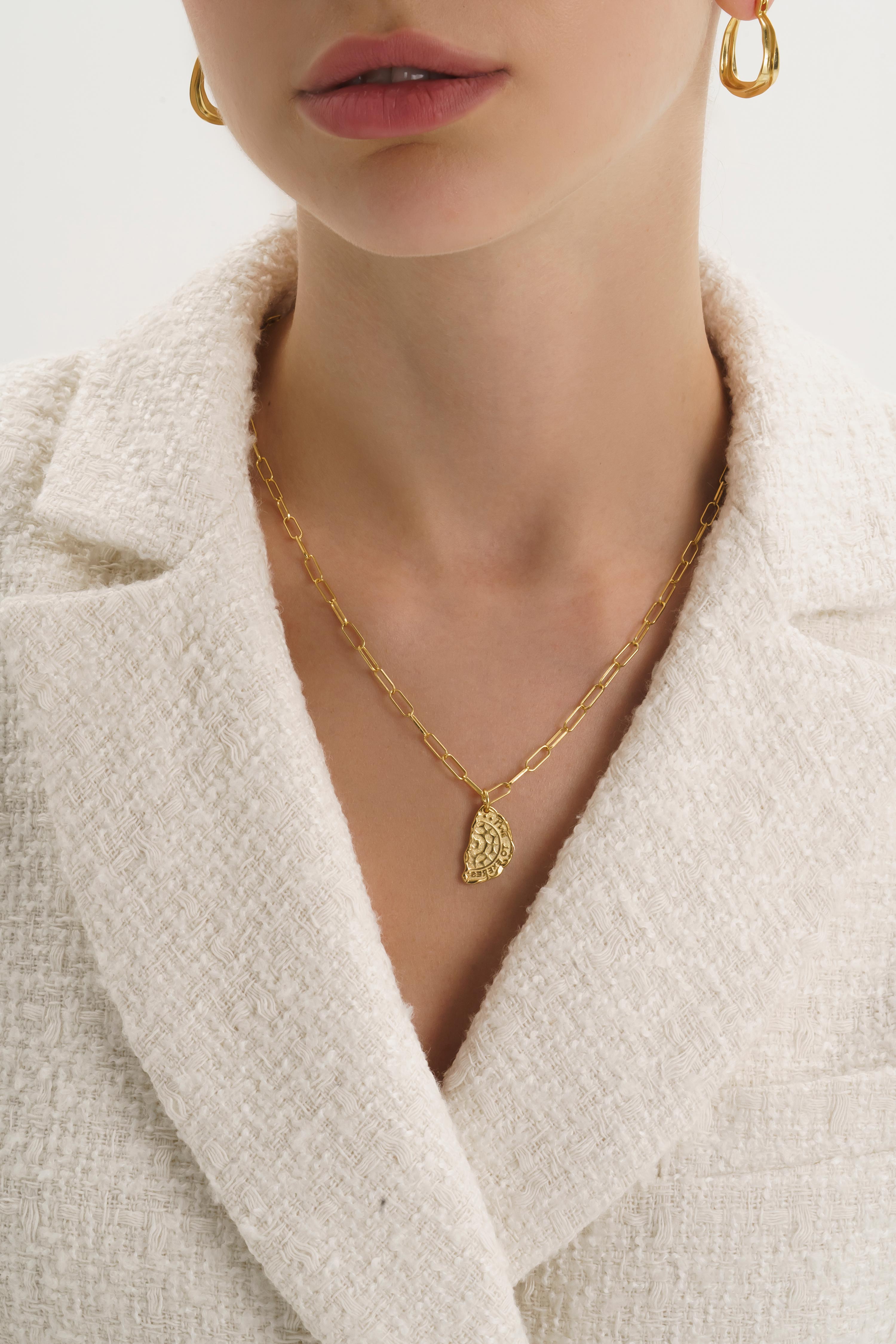 14K Gold Link Chain Minimalist Necklace - Necklaces - Elk & Bloom