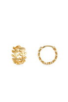 14K Gold Plated Silver Tiny Huggie Hoop Earrings - Earrings - Elk & Bloom