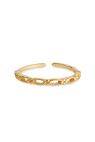 14K Gold Promise Link Stacking Ring - Rings - Elk & Bloom