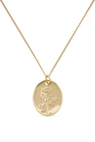 14K Gold Rose Flower Necklace - Necklaces - Elk & Bloom