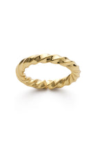 14K Gold Twist Band Ring - Rings - Elk & Bloom