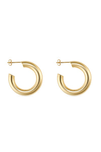 Chunky 14K Gold Hoop Earrings - Earrings - Elk & Bloom