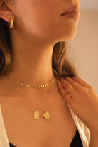 Chunky 14K Gold Love Heart Necklace - Necklaces - Elk & Bloom