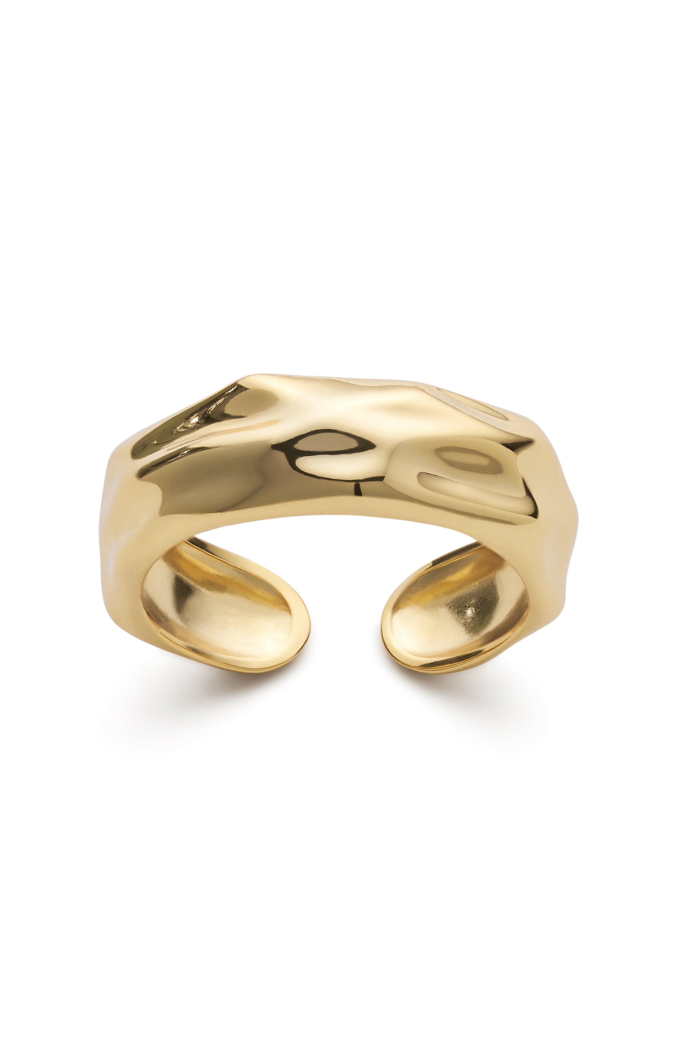 Chunky 18K Gold Stacking Band Ring - Rings - Elk & Bloom