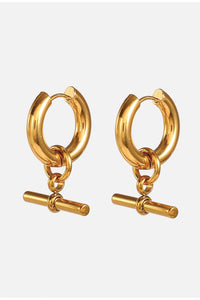 Chunky 18K Thick Gold Hoops - Earrings - Elk & Bloom