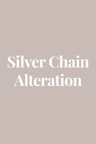 Custom Silver Chain Alteration - Add me to your order! - Custom - Elk & Bloom