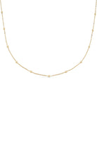 Dainty 14K Gold Bead Choker Necklace - Necklaces - Elk & Bloom