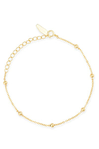 Dainty 14K Gold Beaded Bracelet - Bracelets - Elk & Bloom