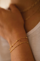 Dainty 14K Gold Chain Bracelet - Bracelets - Elk & Bloom