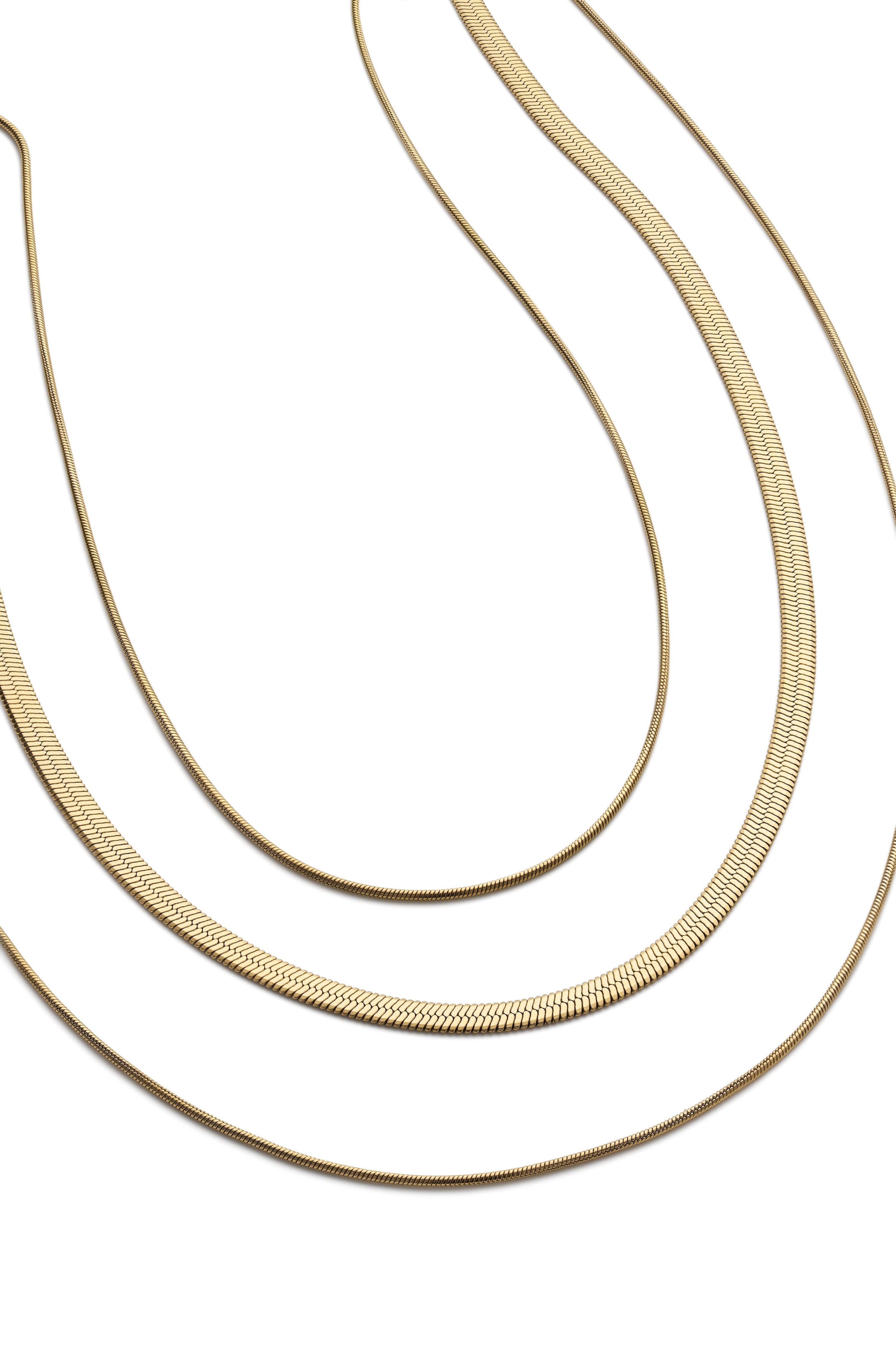 Dainty 14K Gold Chain Choker Necklace - Necklaces - Elk & Bloom