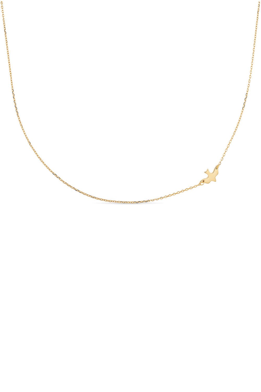 Dainty 18K Gold Bird Necklace Choker - Necklaces - Elk & Bloom