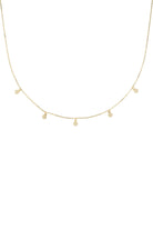 Dainty 18K Gold Disc Choker Necklace - Necklaces - Elk & Bloom