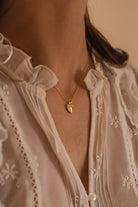 Dainty 18K Gold Heart Love Necklace - Necklaces - Elk & Bloom