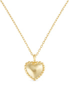 Dainty 18K Gold Heart Love Necklace - Necklaces - Elk & Bloom