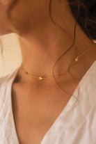 Dainty 18K Gold Star Choker - Necklaces - Elk & Bloom