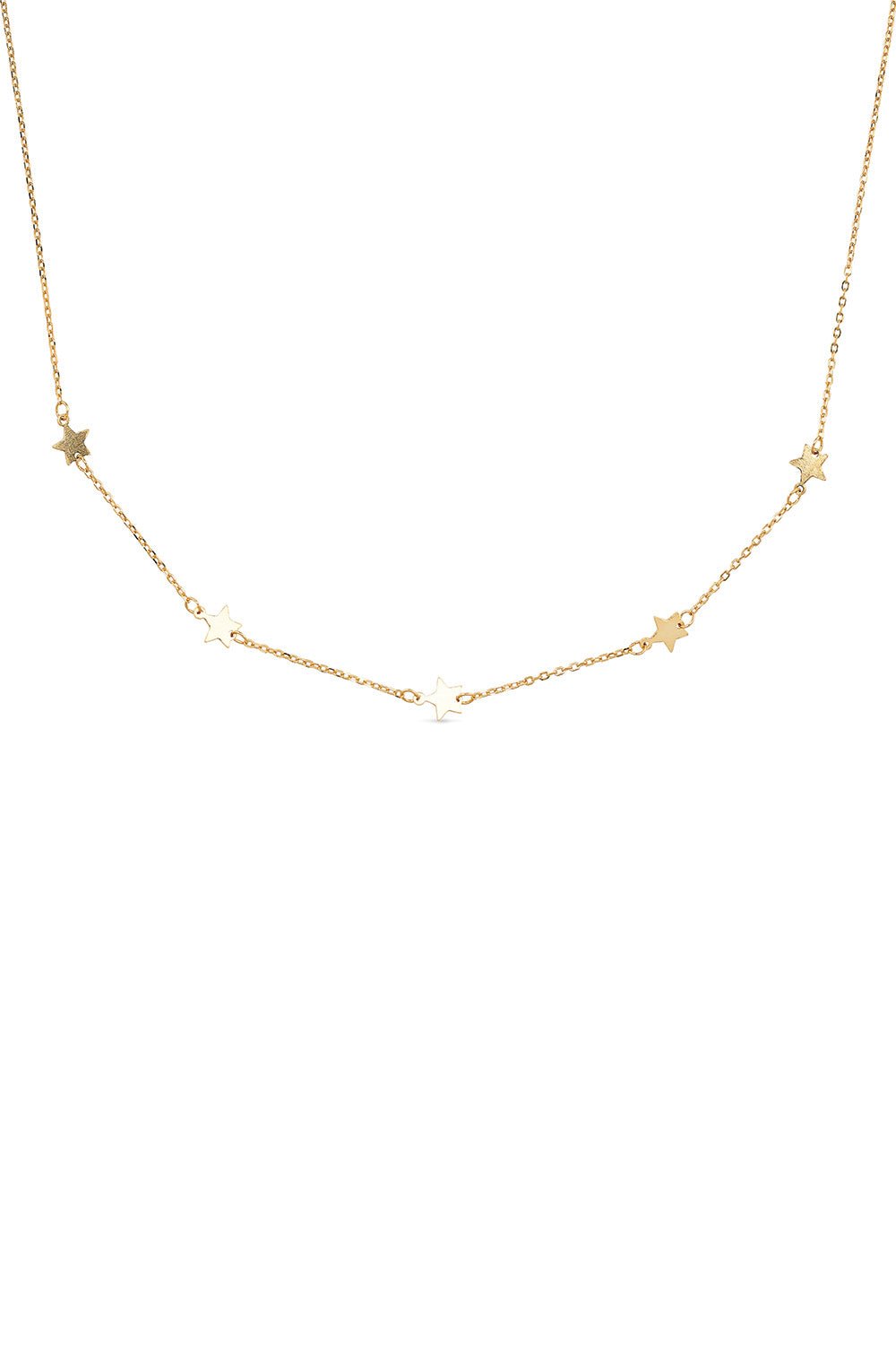 Dainty 18K Gold Star Choker - Necklaces - Elk & Bloom