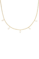 Dainty Gold 18K Pearl Choker Necklace - Necklaces - Elk & Bloom