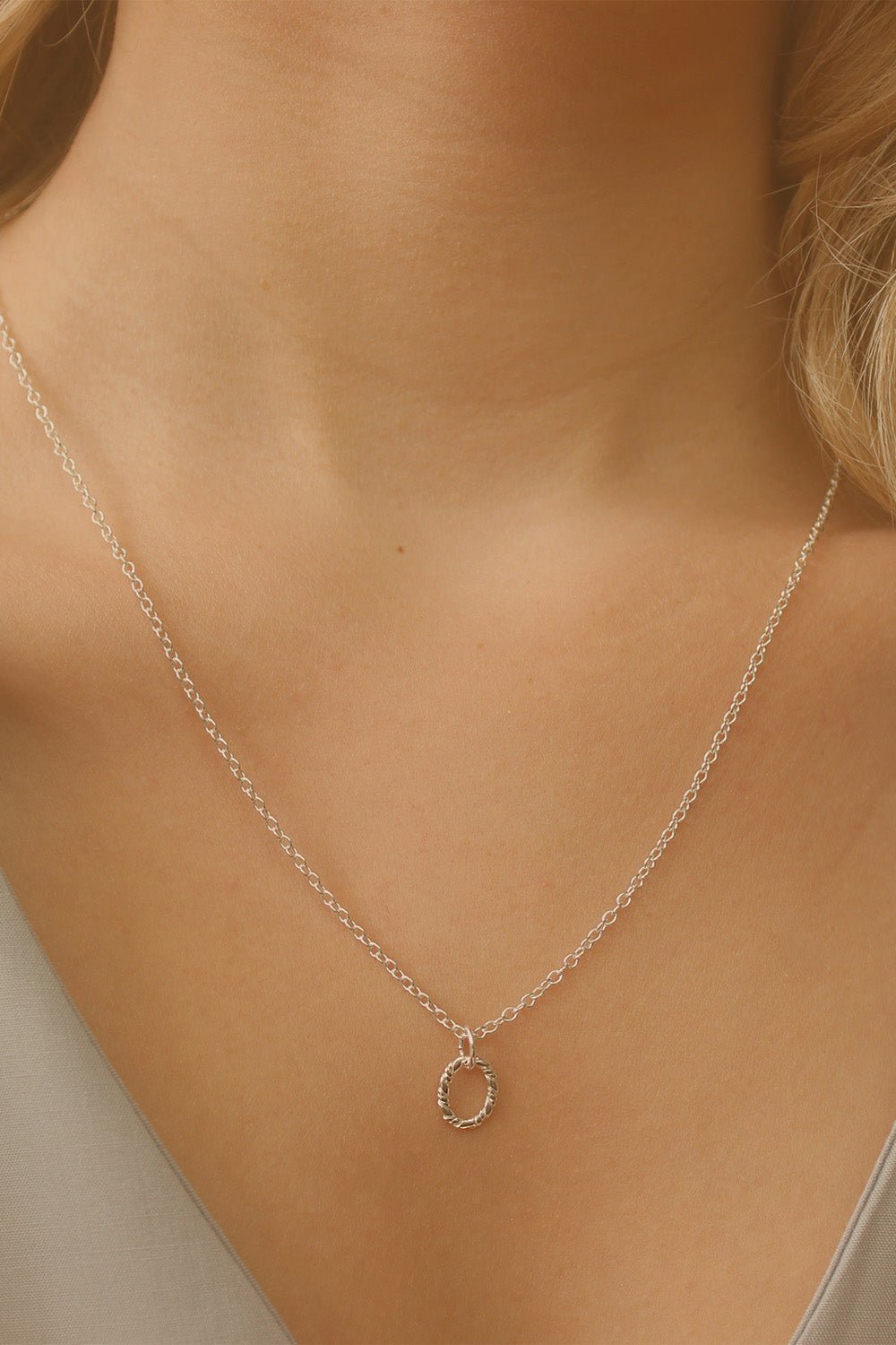 Dainty Silver Chain Necklace - Necklaces - Elk & Bloom