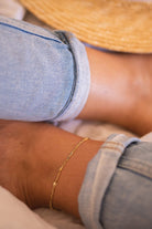 Delicate 18K Gold Chain Anklet - Anklets - Elk & Bloom