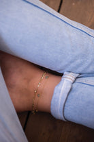 Delicate 18K Gold Chain Anklet - Anklets - Elk & Bloom