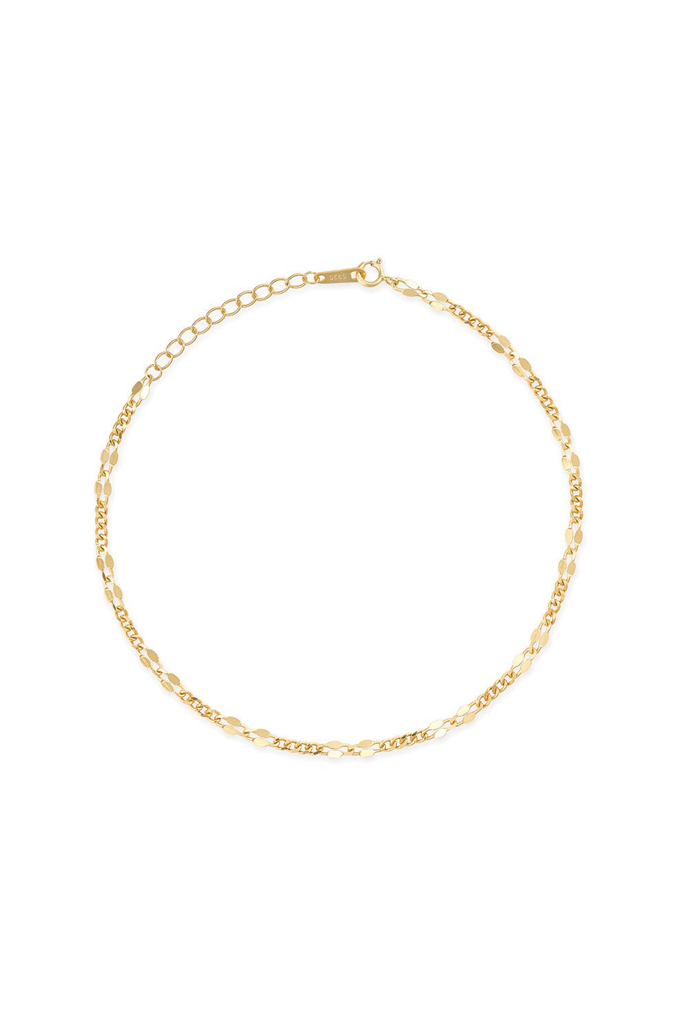 Delicate 18K Gold Chain Anklet - Anklets - Elk & Bloom