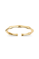 Gold Band Bamboo Stackable Ring - Rings - Elk & Bloom