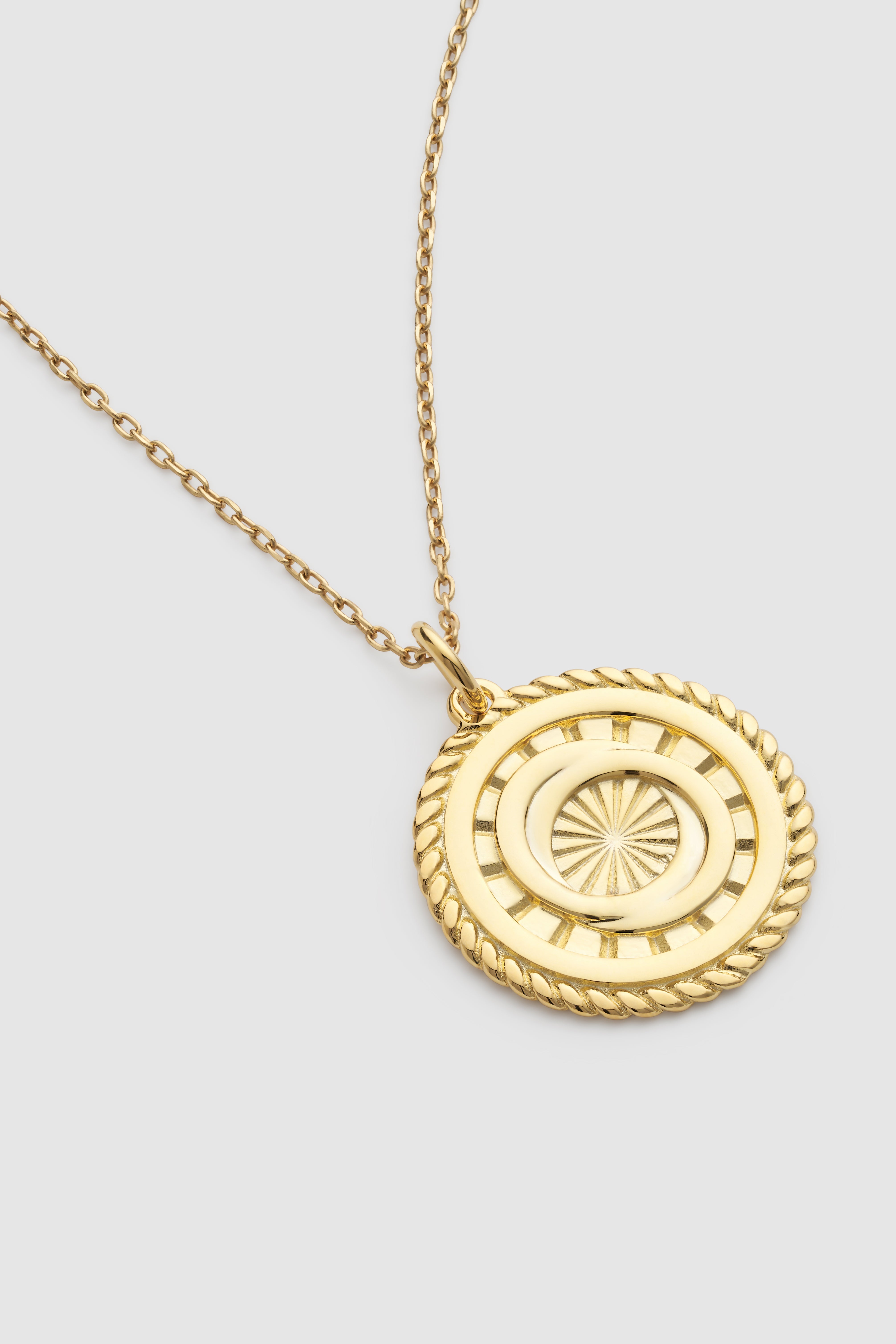 Hello Medallion Necklace outlet