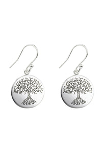 Silver Tree of Life Earrings - Earrings - Elk & Bloom