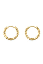 Small Gold Thin Hoop Earrings - Earrings - Elk & Bloom