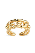 Thick 18K Gold Chain Link Ring - Rings - Elk & Bloom