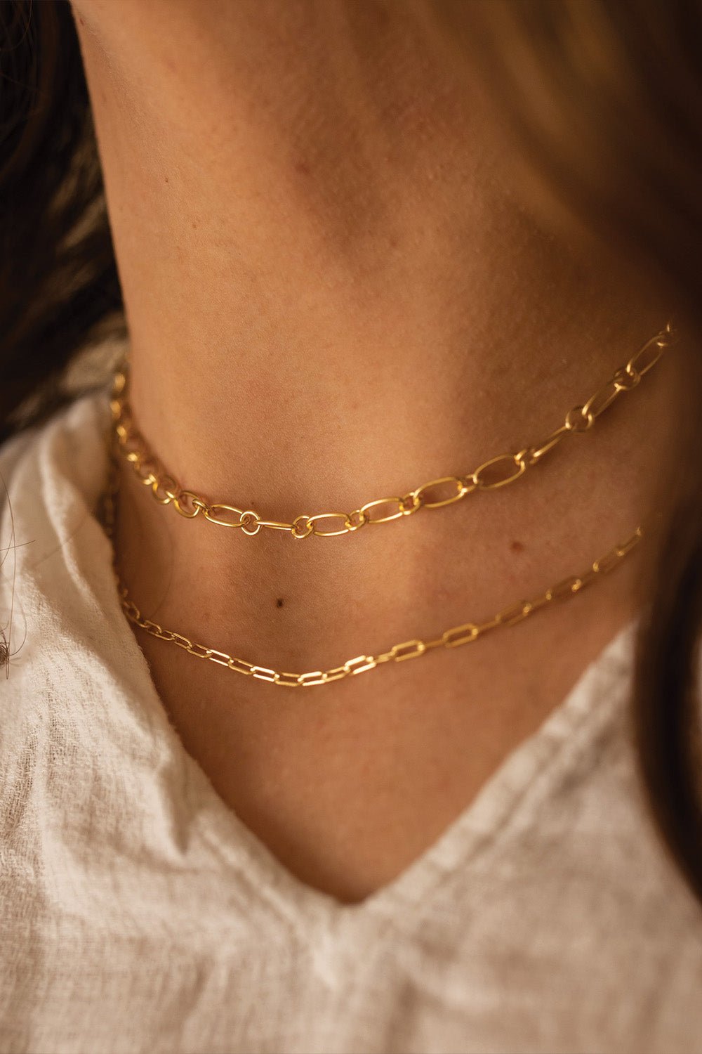 Thick 18K Gold Chain Necklace - Necklaces - Elk & Bloom