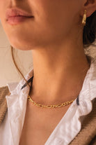 Thick 18K Gold Link Chain Necklace - Necklaces - Elk & Bloom