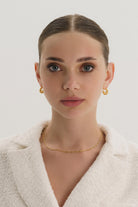 Thin Paperclip 18K Gold Chain Necklace - Necklaces - Elk & Bloom